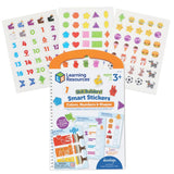 Learning Resources 5513 Skill Builders! Smart Stickers - Numbers & Shapes