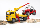 Bruder 02750 MAN TGA Breakdown Truck with Cross Country Vehicle