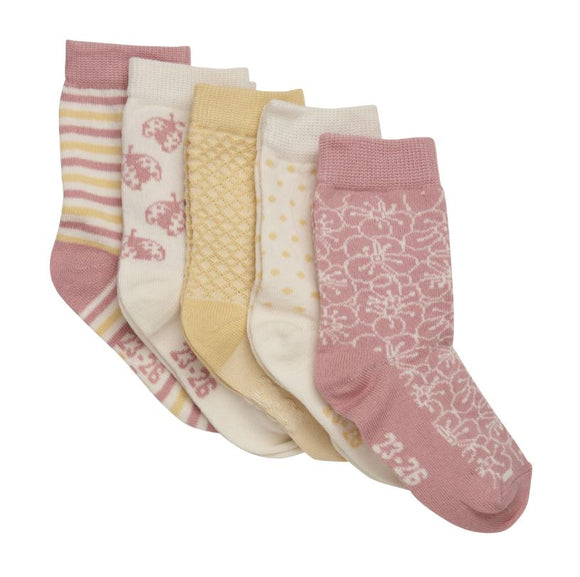 MinyMo Socks 5-pack Ash Rose