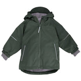 Calikids Fleece-lined Rain Jacket S2480 Dark Sage