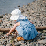 Calikids S2613 Sun Hat Cotton - White