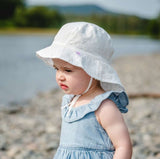 Calikids S2613 Sun Hat Cotton - White