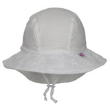 Calikids S2613 Sun Hat Cotton - White