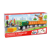 Hape E3732 Crossing & Crane Set