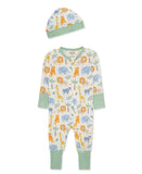 Little Me Coverall/Hat Jungle Pals