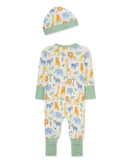 Little Me Coverall/Hat Jungle Pals