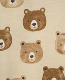 Little Me Coverall/Hat Bear Faces