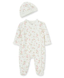 Little Me Sleeper/Hat Vintage Rose