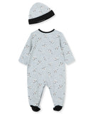 Little Me Preemie Sleeper/Hat Dalmations