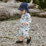 Jan & Jul Sun Soft UV Baby Cap Dark Navy