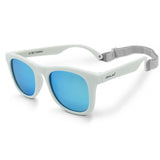 Jan & Jul Polarized Sunglasses Urban White w/aurora lens