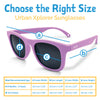 Jan & Jul Polarized Sunglasses Urban Purple Popsicle w/black lens