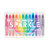 Ooly Rainbow Sparkle Watercolor Gel Crayons 12 pk