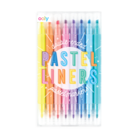 Ooly Pastel Liners Double Ended Markers 8 pk