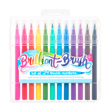 Ooly Brilliant Brush Markers 12 pk