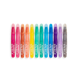Ooly Rainbow Sparkle Watercolor Gel Crayons 12 pk