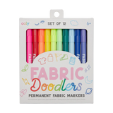 Ooly Fabric Doodlers Markers 12pk