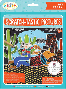 Let's Craft Scratch-tastic Pictures - Assorted