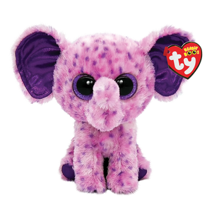 Ty EVA the Pink Speckled Elephant 6"