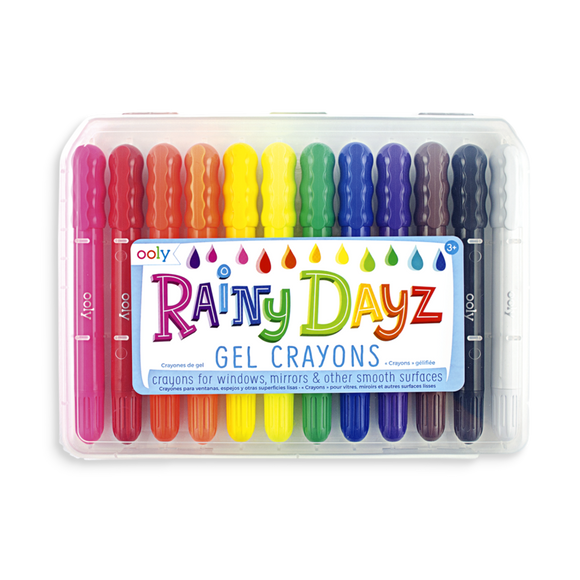 Ooly Rainy Dayz Gel Crayons Set of 12