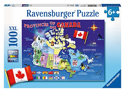 Ravensburger 100pc Puzzle 10569 Map of Canada