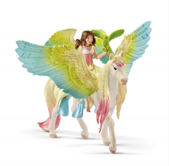 Schleich 70566 Fairy Surah with Glitter Pegasus