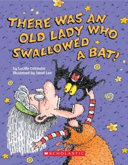 There Was An Old Lady Who Swallowed A Bat Board Book