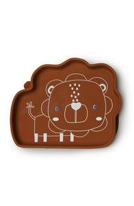 Loulou Lollipop Silicone Suction Snack Plate - Lion