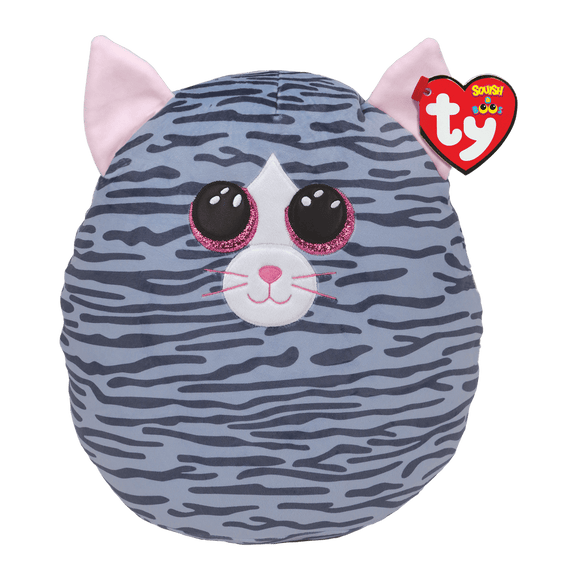Ty Squish-a-Boo KIKI the Grey Striped Cat 10
