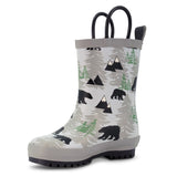 Jan & Jul Puddle-Dry Rain Boots Bear