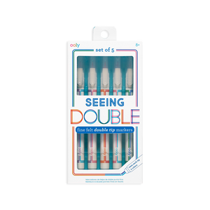 Ooly Seeing Double Fine Double Tip Markers Set of 5