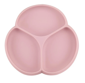 Glitter & Spice Silicone Suction Plate Dusty Rose