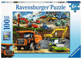 Ravensburger 100pc Puzzle 12973 Construction Vehicles