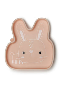 Loulou Lollipop Silicone Suction Snack Plate - Bunny