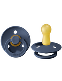 BIBS Pacifier Original COLOUR Latex 2pk Steel Blue