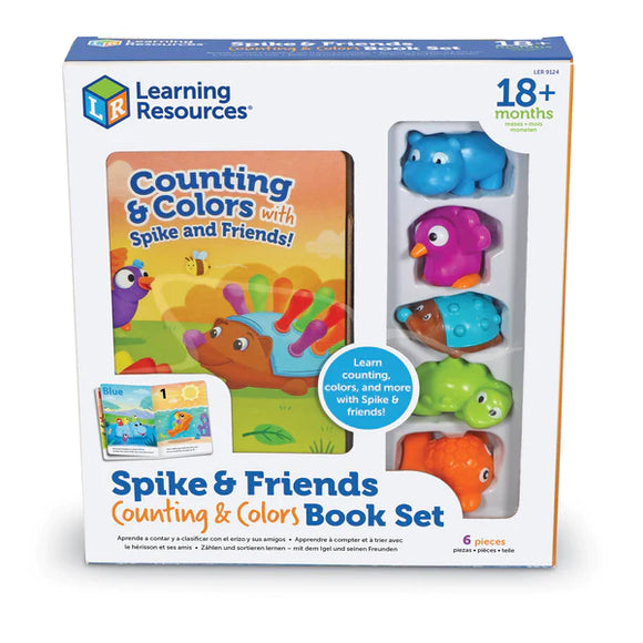 Learning Resources 9124 Spike & Friends Counting & Colors Book Set