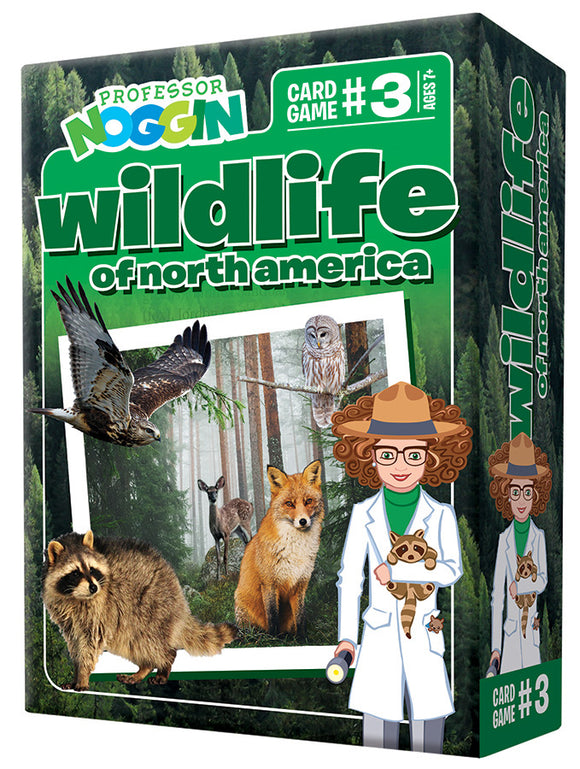 Professor Noggin's Card Game Wildlife of North America