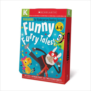 Scholastic Early Learners: Kindergarten A-D Reader Box Set: Funny Furry Tales