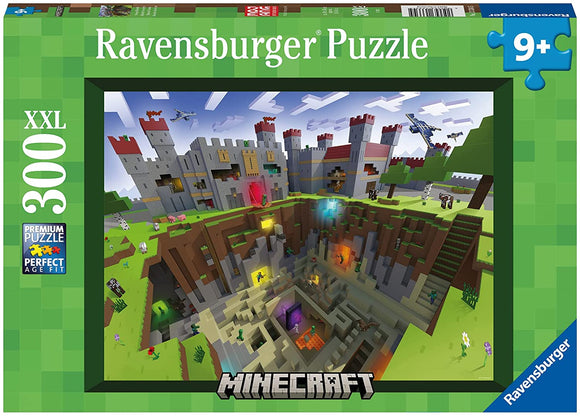 Ravensburger 300pc Puzzle 13334 Minecraft Cutaway