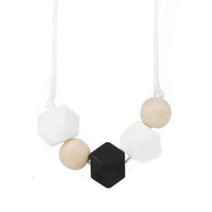 Glitter & Spice Silicone Teething Necklace Leah