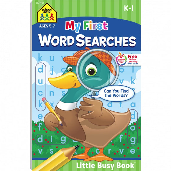 School Zone My 1st Word Searches Ages 5-7