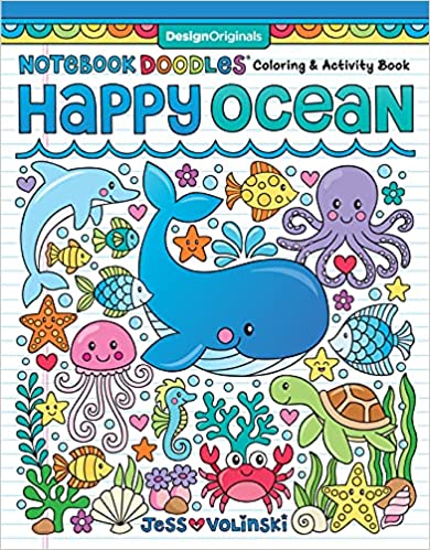 Notebook Doodles Coloring & Activity Book - Happy Ocean