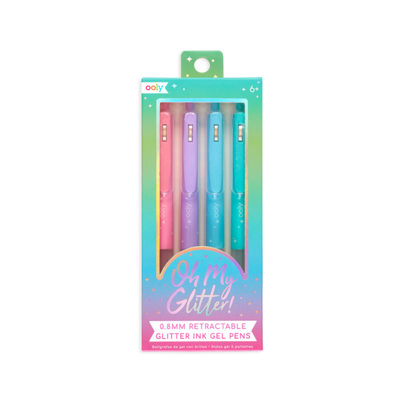Ooly Oh My Glitter! Gel Pens - 4pk