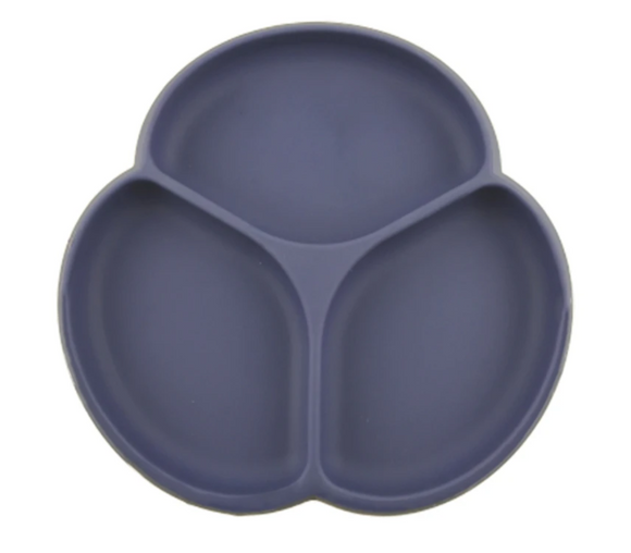 Glitter & Spice Silicone Suction Plate Midnight Blue
