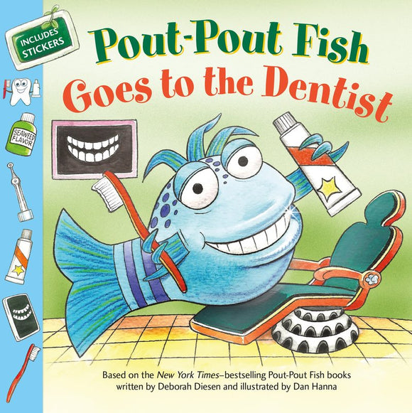 Pout-Pout Fish Goes to the Dentist Book