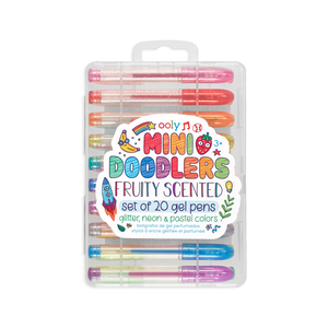Ooly Mini Doodlers Fruity Scented Gel Pens - 20pk