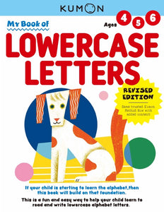 Kumon Revised Edition My First Book of Lowercase Letters Workbook Ages 3-4-5