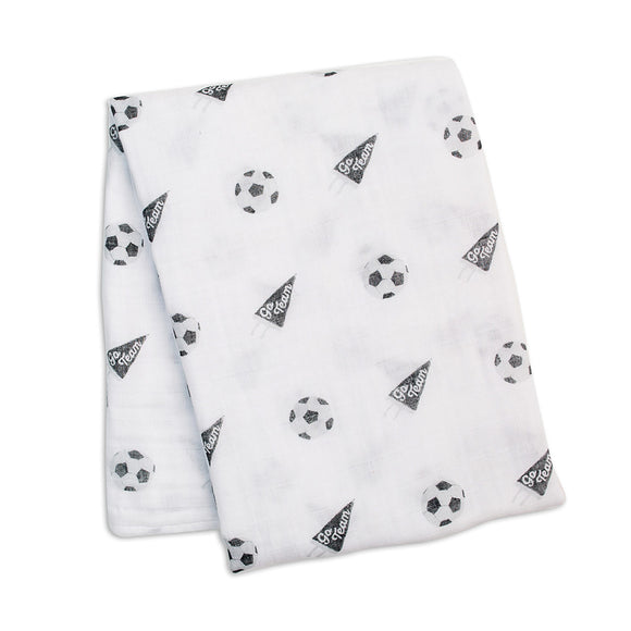 Lulujo Swaddle Blanket Soccer