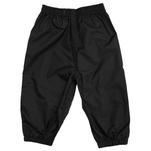 Calikids Fleece-lined Rain Pants Black