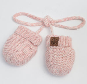 Calikids W2050 Cotton Knit Baby Mitten Rose Mix